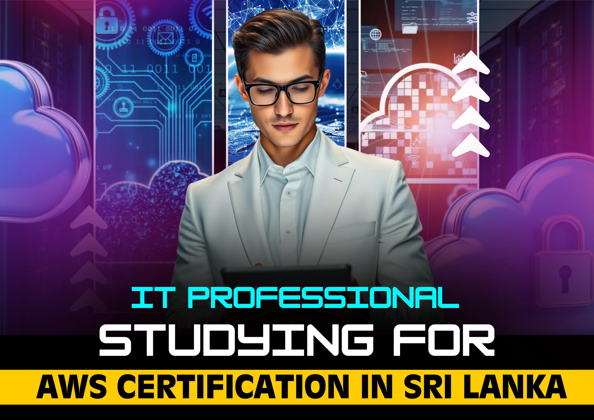 IT professional studying for AWS certification in Sri Lanka